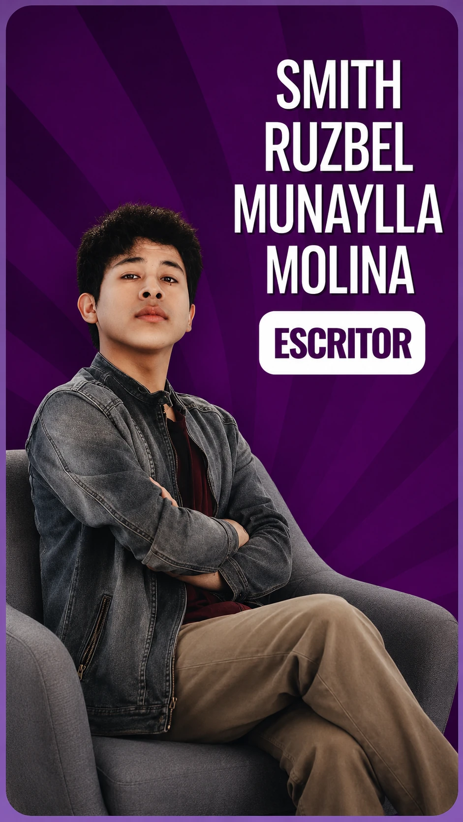 Smith Ruzbel Munaylla Molina, escritor y poeta