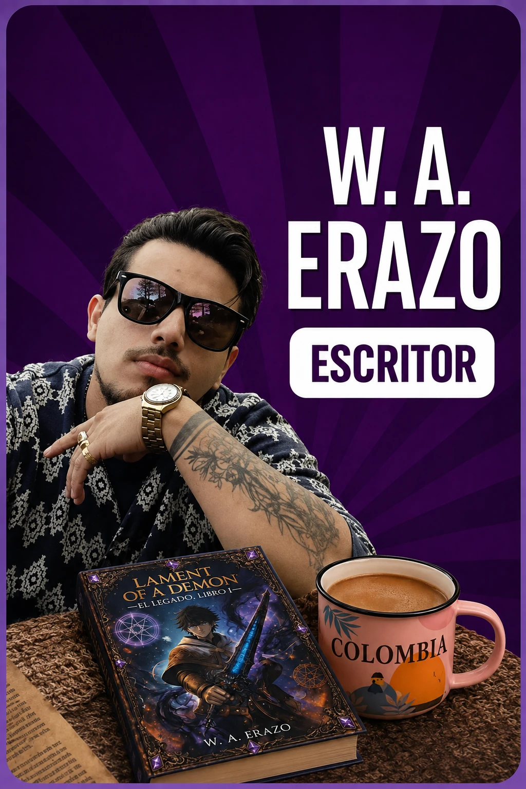W. A. Erazo, escritor de Lament of a Demon